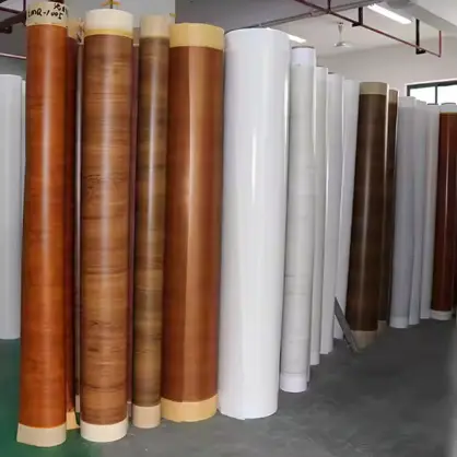 PVC Wood Grain Filamu Vinyl Jiko na Samani